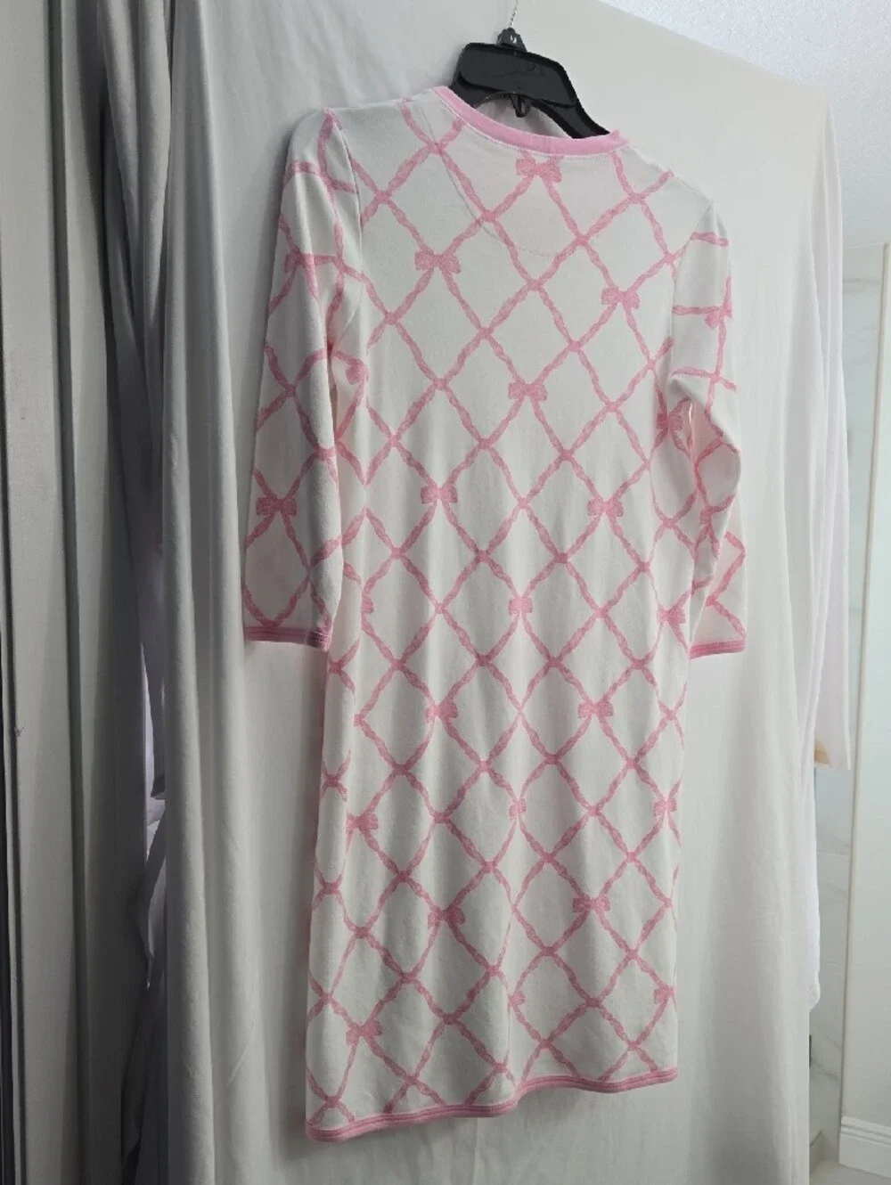 The Beaufort Bonnet Company Pink & White Bow-Print Nightshirt- Kid's